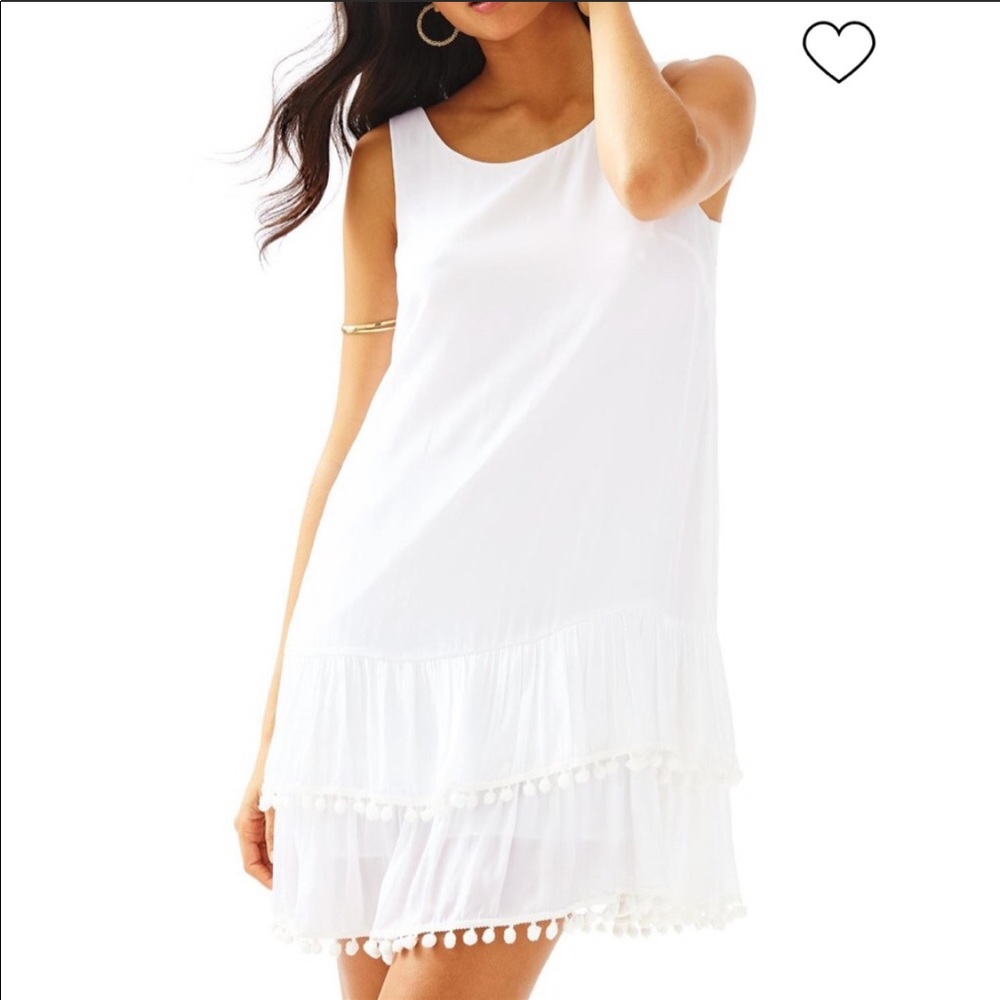 Lillie Pulitzer white sun dress
